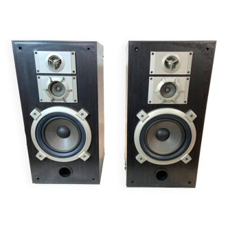 Pair of 3-way Aurex SS-S3W speakers for Toshiba, circa 1981