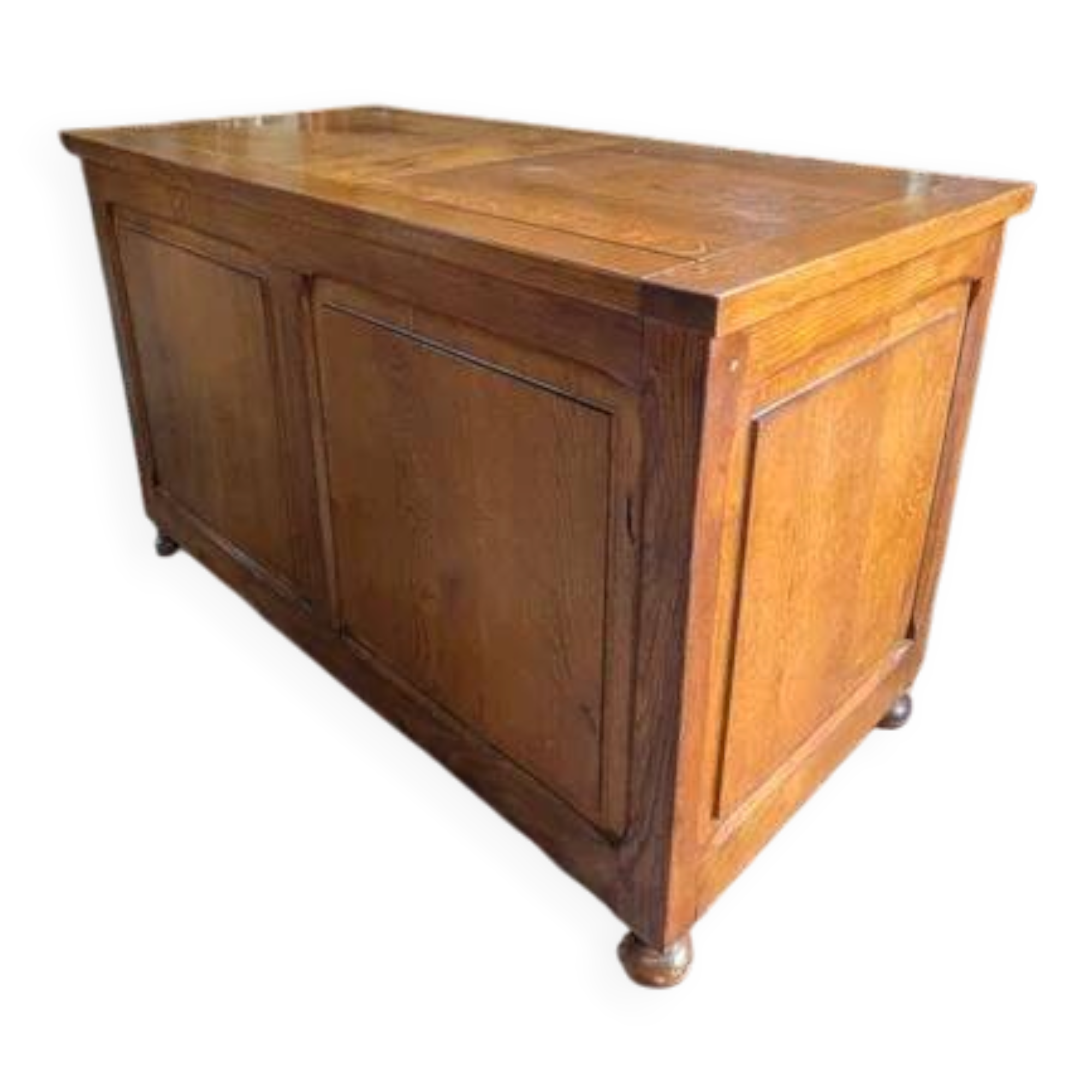 Large solid oak chest