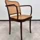 Fauteuil art déco n°811 "Chaise de Prague" par Josef Hoffmann