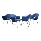 Set of 4 Executive Armchairs by Eero Saarinen, Knoll International, Germany