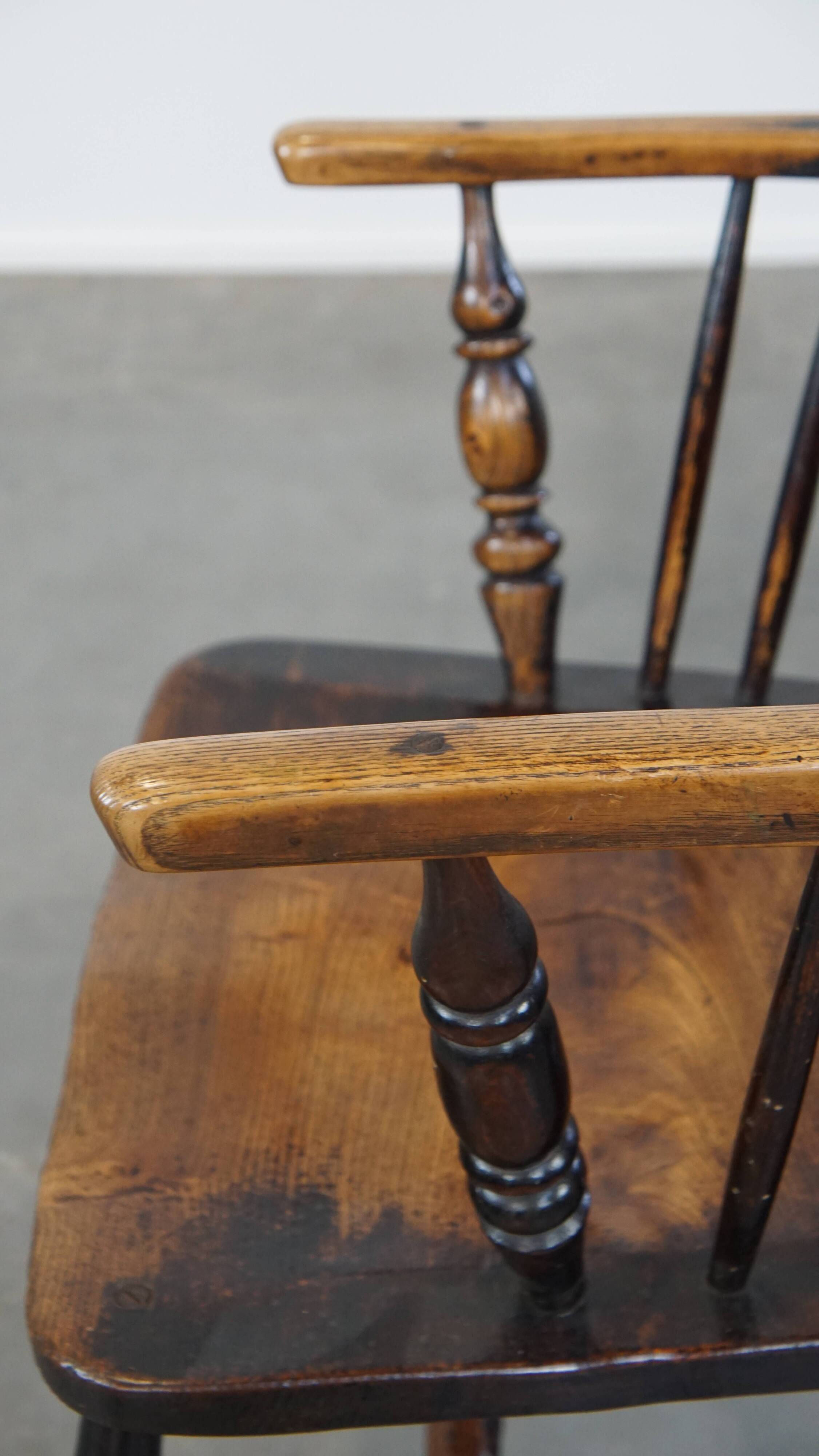 Antique Wooden Spindle Windsor Chair