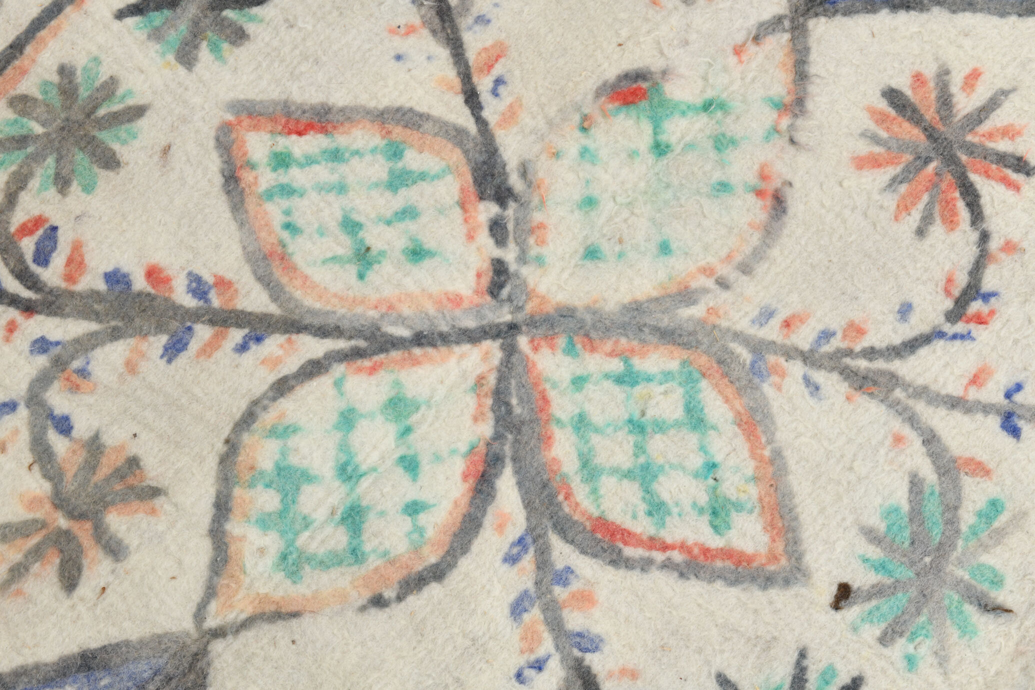 4x6 neutral handmade anatolian turkish rug,	115c192cm