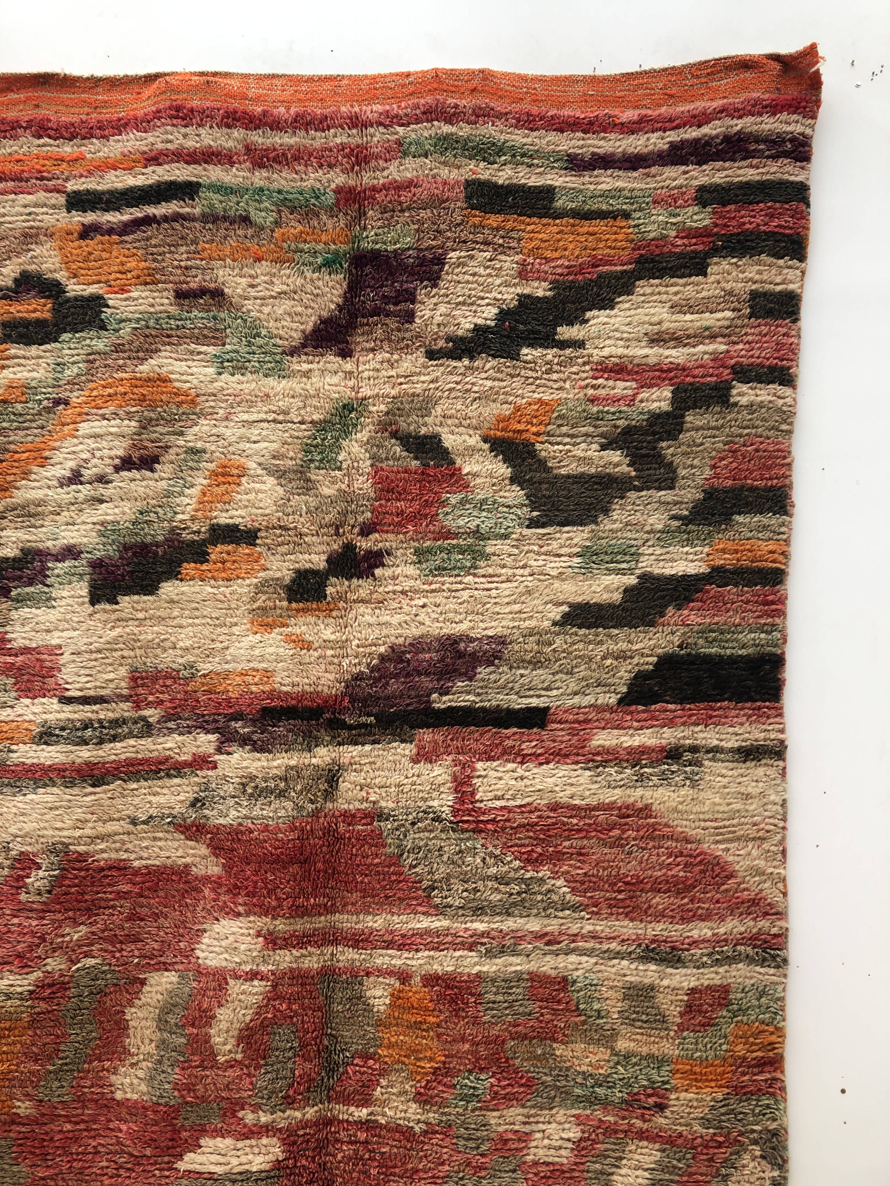 Moroccan Berber rug Boujaad 2.54x1.54m