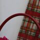 Wicker basket and scoubidou
