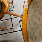Set of 4 brutalist bistro chairs