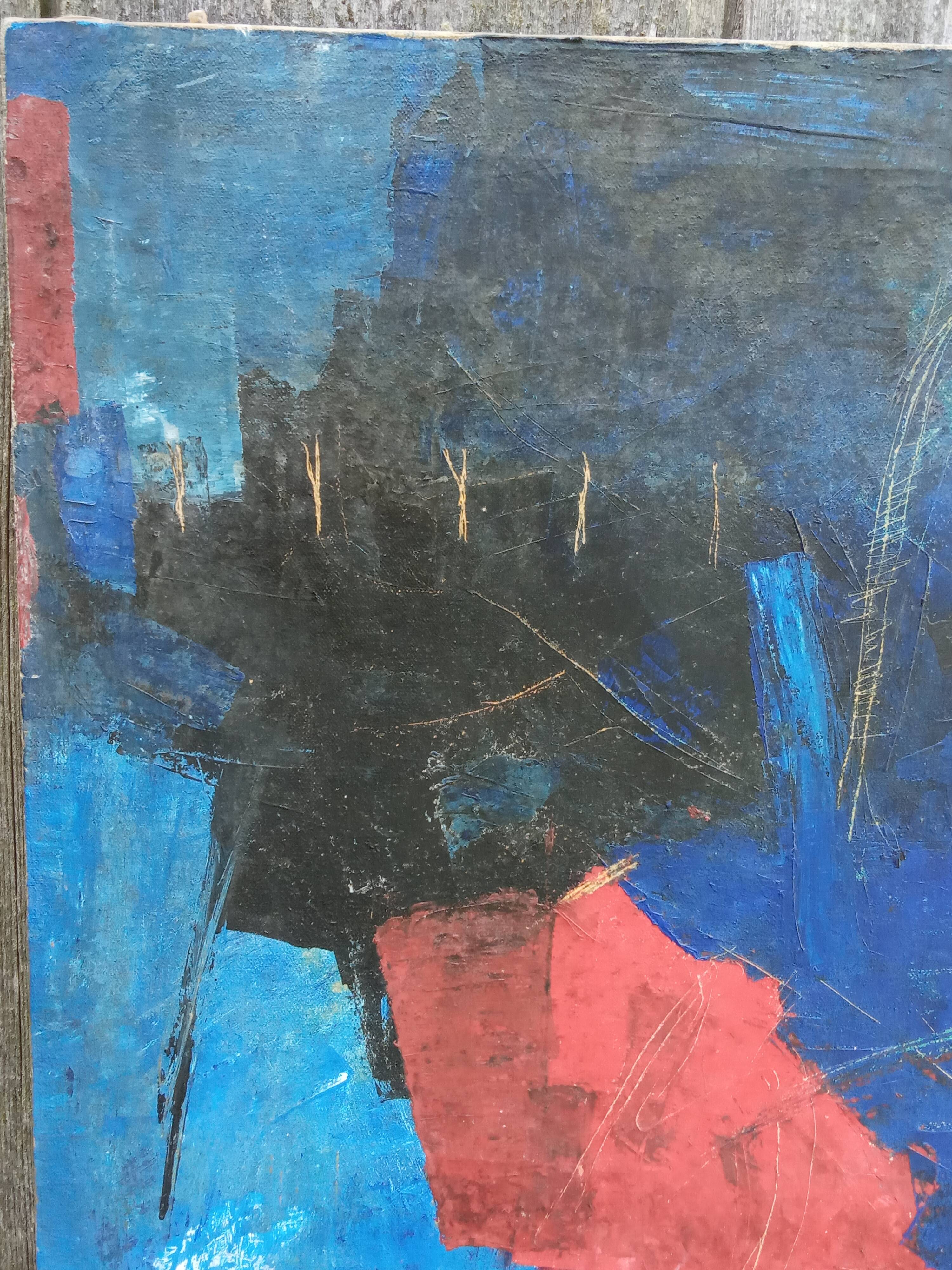 Abstract painting on canvas 65×81 cm