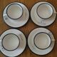 4 coffee cups, porcelain newcor England handmade décor