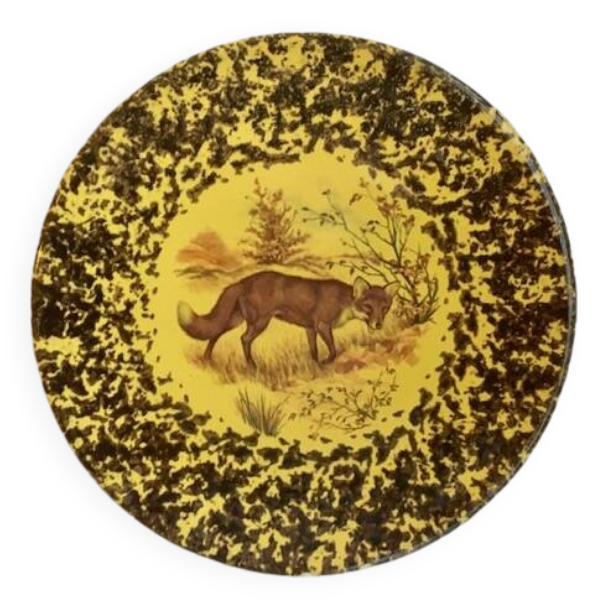 Decorative plates Vallauris era Picault Capron Derval