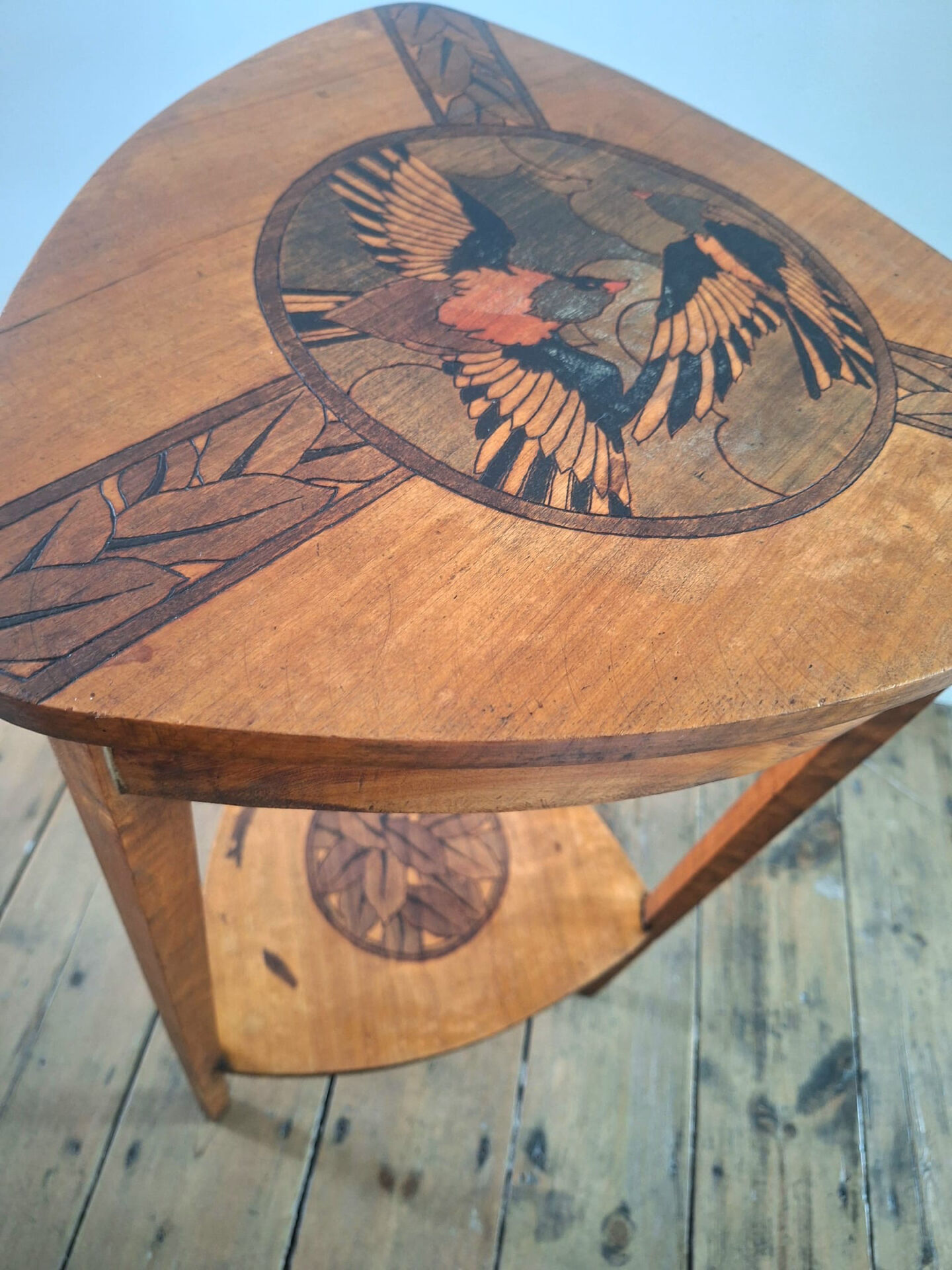 Guéridon art nouveau, meuble ancien, console
