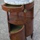 Chevet Demi Lune ancien style Louis XVI, meuble d'appoint