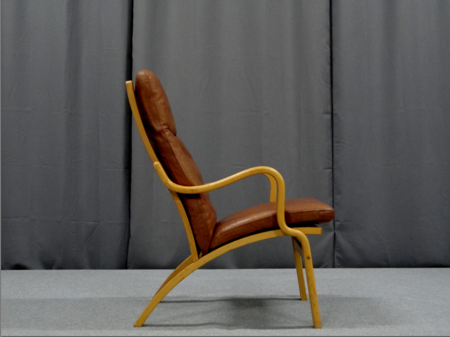 1970 leather armchair