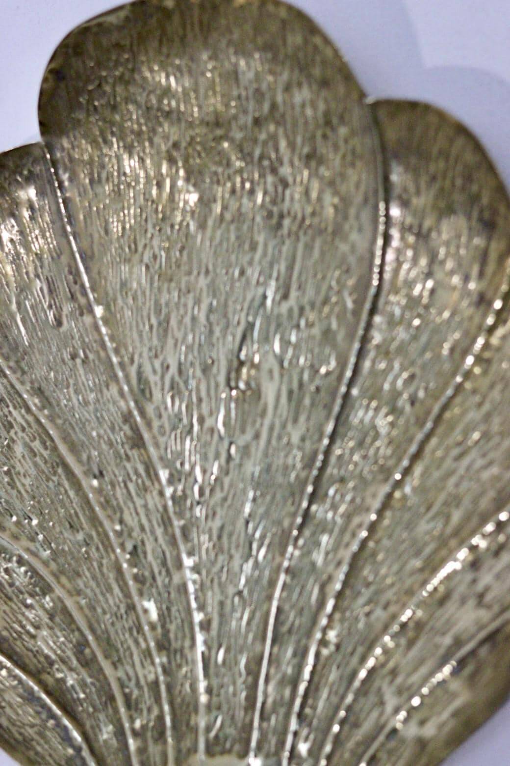 Swedish brass wall sconce from the mid-century for two candles.