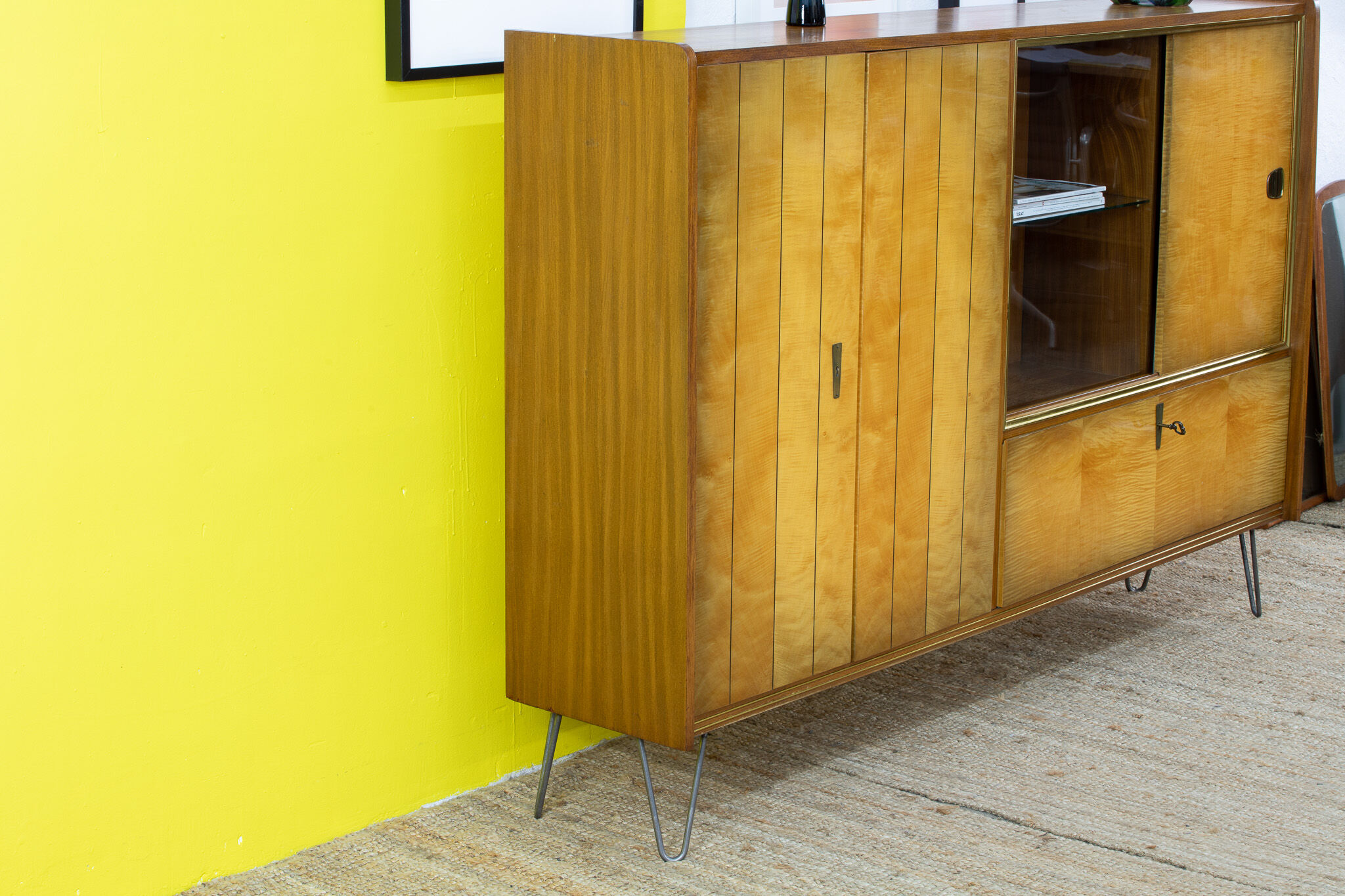 Vintage Scandinavian Enfilade – 182 cm