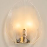 Kalmar wall sconces in brass and Murano glass, Austria, 1970s.