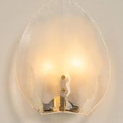Kalmar wall sconces in brass and Murano glass, Austria, 1970s.