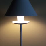 Aluminor metal and wood table lamp