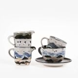 HIGHLAND STONEWARE coffee service, second hand.