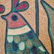 Screen decorated with wool threads, “Huichol” art, Sofia Ribeira, 124 cm