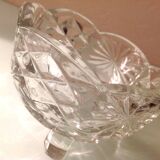 Vide poche en verre taillé / vintage années 60-70
