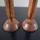 Pair of olive wood candlesticks Maison Ma Yafith