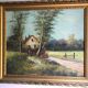 Pair two oil paintings on canvas