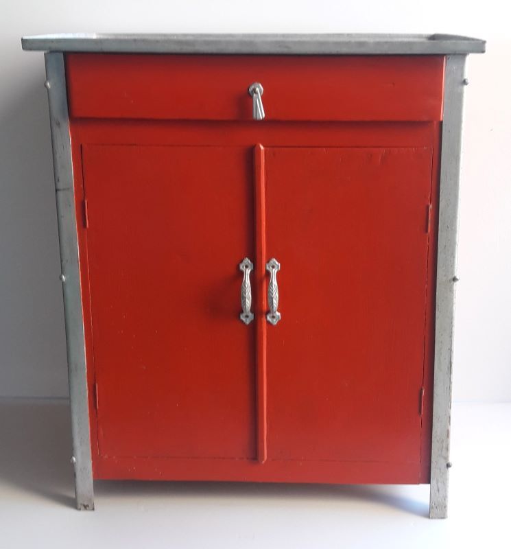 Buffet art déco métal et bois