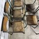 Lot de 8 chaises d'école