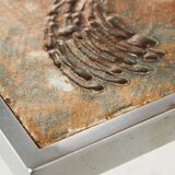 Steel and ceramic coffee table