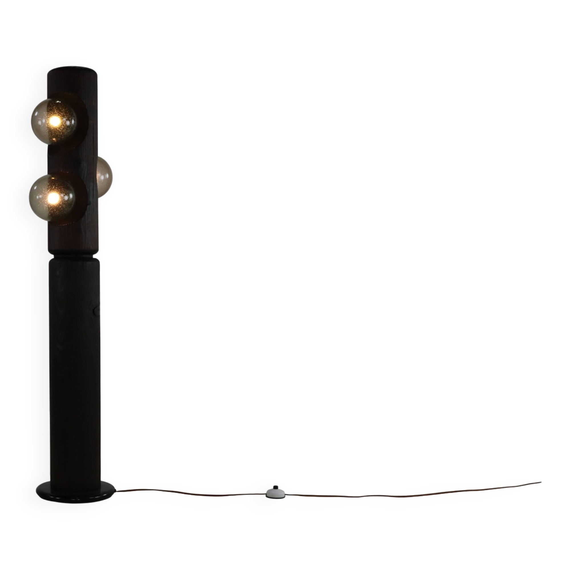 Lampadaire de design brutaliste