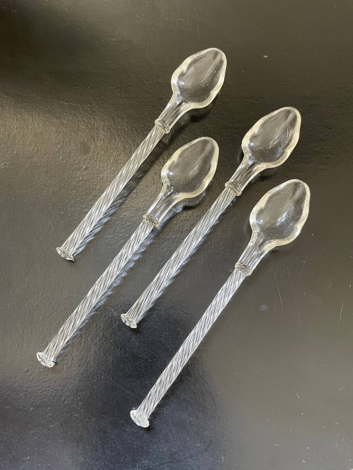 Blown glass spoons