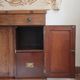 Walnut sideboard, 3 drawers and 3 doors, 1930s.