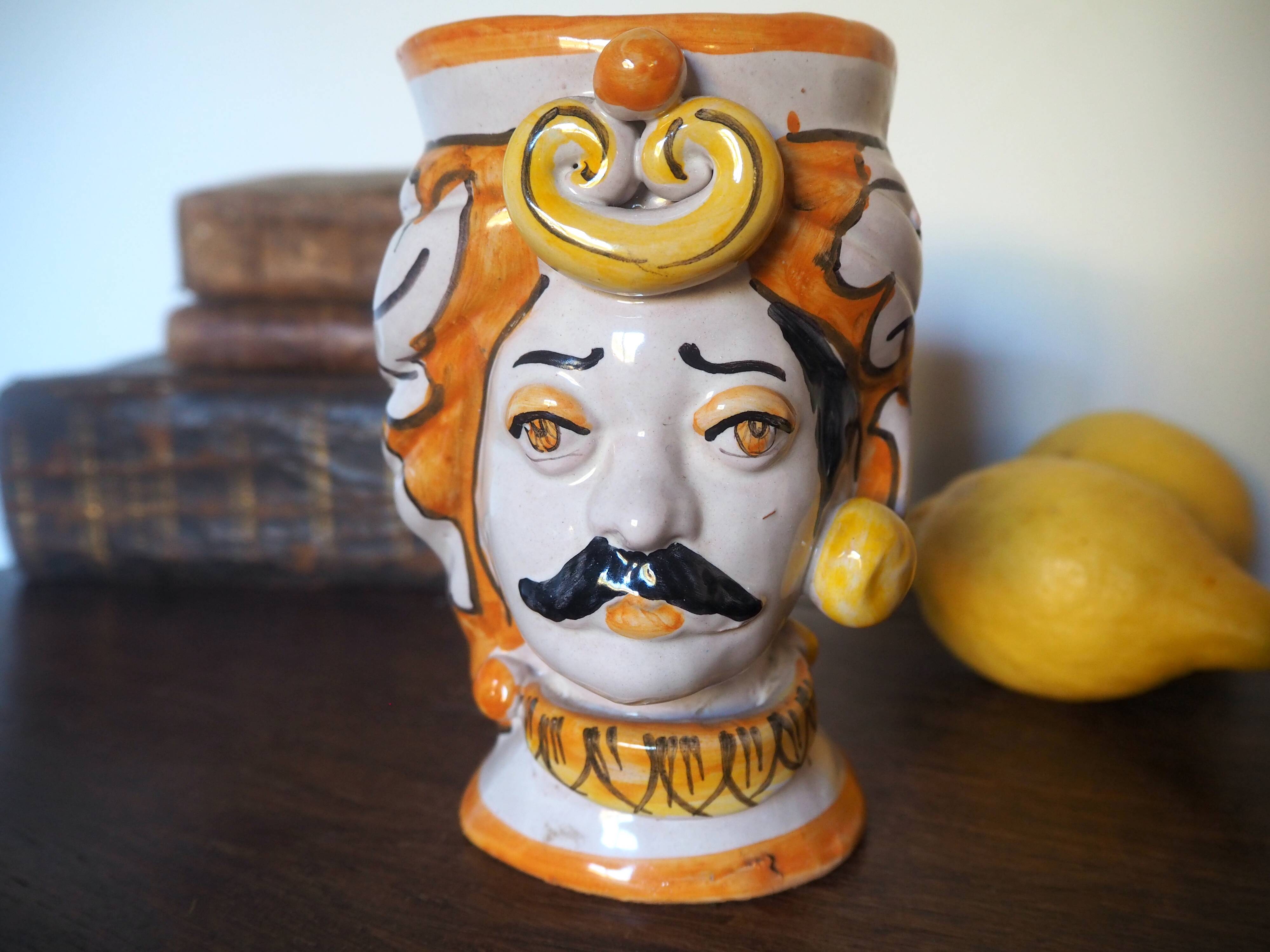 Vases Moorish Heads Caltagirone