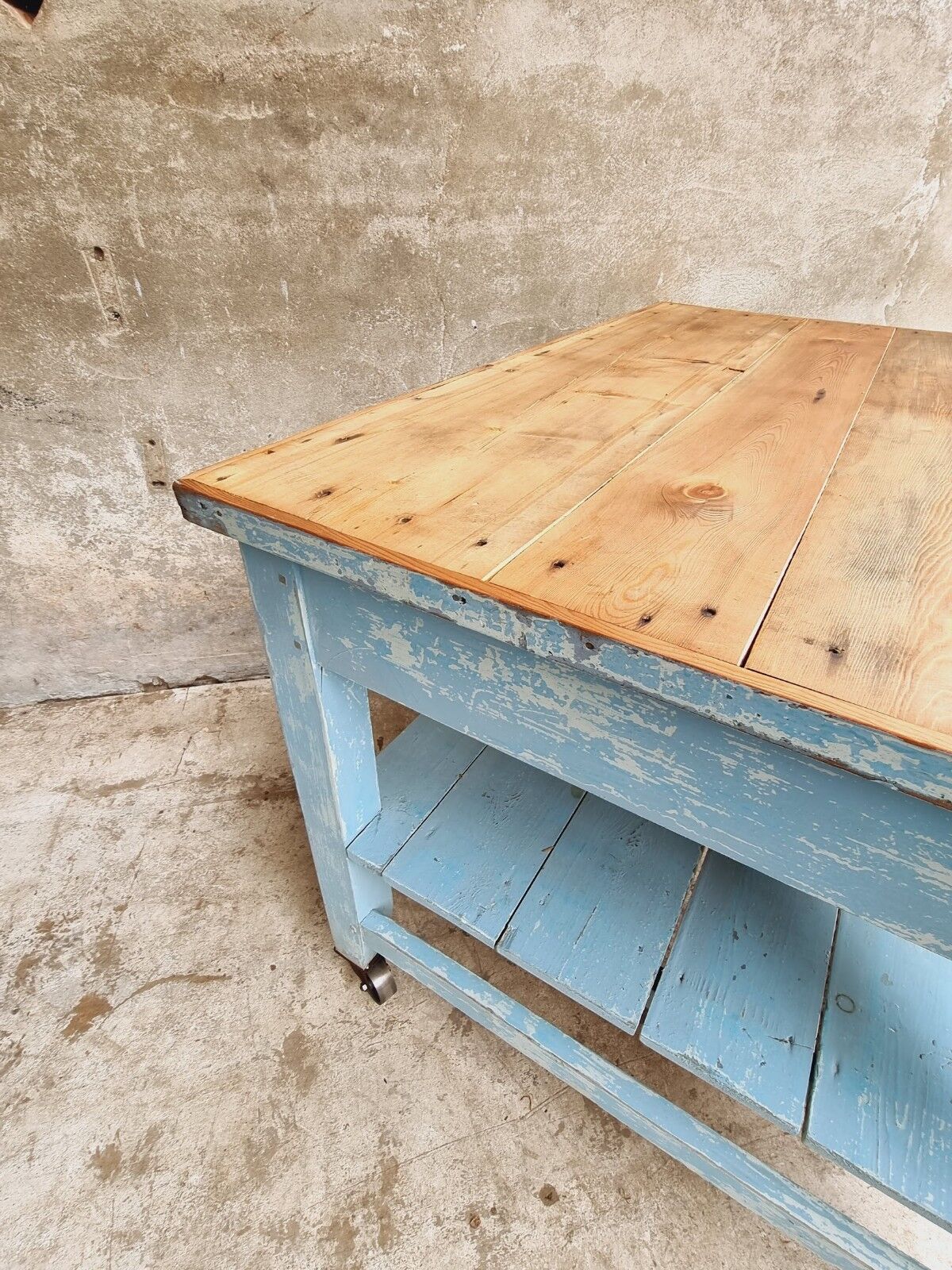 Old work table side table display table kitchen island