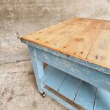 Old work table side table display table kitchen island