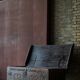 18th-century Scandinavian popular art oak chest with carved panels, dated 1764.