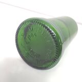 Green Negrita rum bottle atypical distorted decanter vase