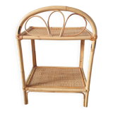 Rattan shelf