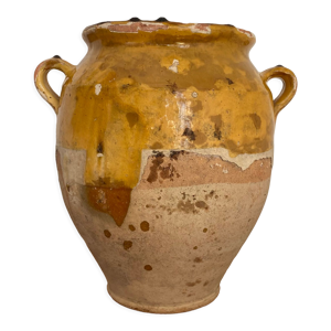 Pot à graisse jaune