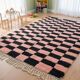 Authentic handwoven natural wool rug size 2/3 m