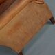 Vintage Dutch cognac coloured leather club chair