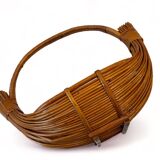 Large rattan/wicker fruit bowl, 1950 design