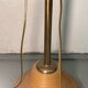 Bamboo rattan and brass pencil or split reed floor lamp, Italy 1980s