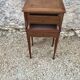 Louis XVI-style blond mahogany bedside from the 1950s