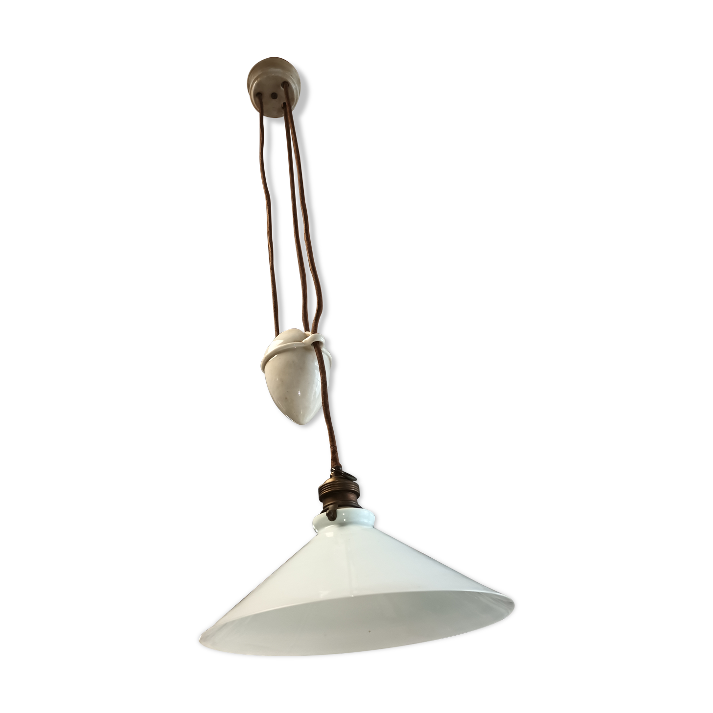 suspension rises and falls