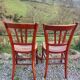 Chaises bistrot avec motifs