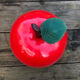 Vintage ice cube apple