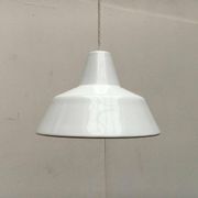 Modern Danish enamel pendant lamp from the mid-century by Louis Poulsen, 1960s.