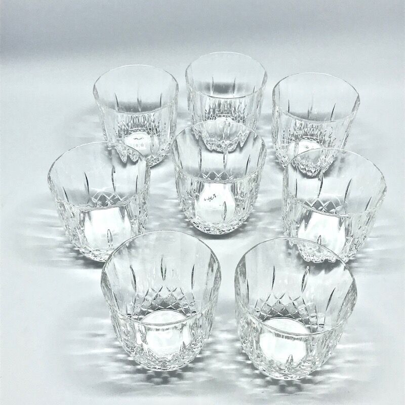 Crystal whiskey glasses