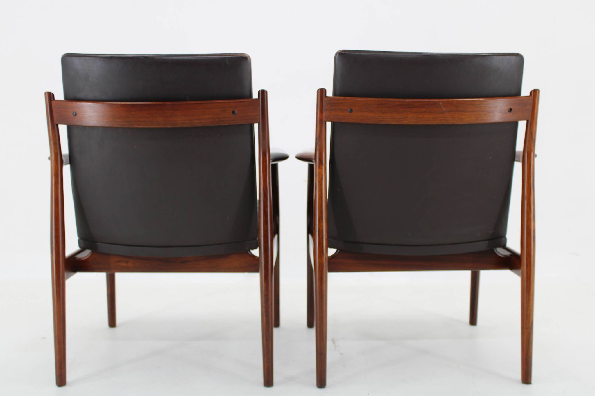 1960s Pair of Arne Vodder 431 Armchairs by Sibast Mobler, Denmark