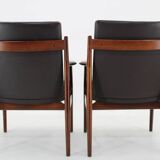 1960s Pair of Arne Vodder 431 Armchairs by Sibast Mobler, Denmark